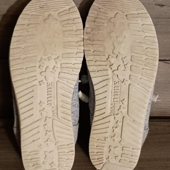 Hey Dude Wally Women Light Gray Slip On Loafers Size 9 - Picture 10 of 12